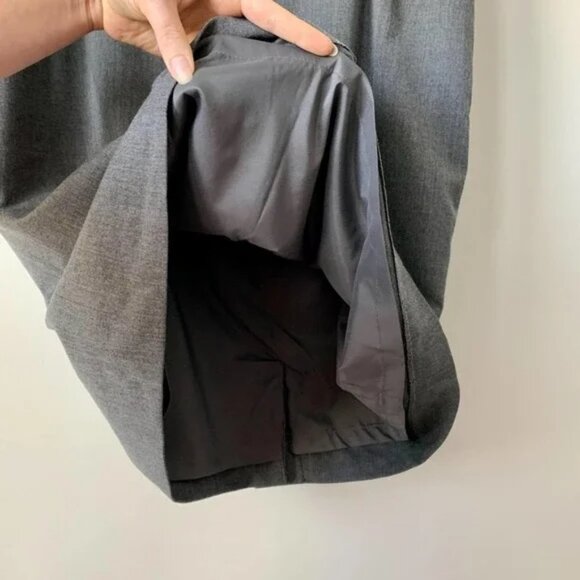 Hauber Wool Pencil Skirt in Grey Made in Germany - Picture 6 of 9